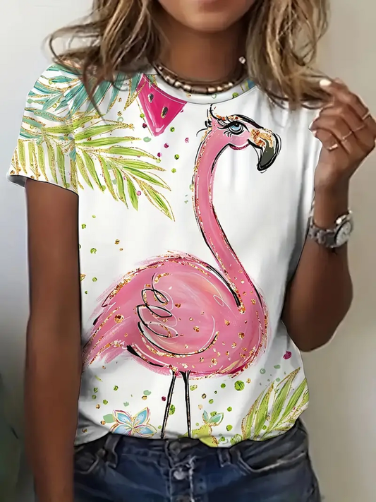 Flamingo Short Sleeve Tshirt