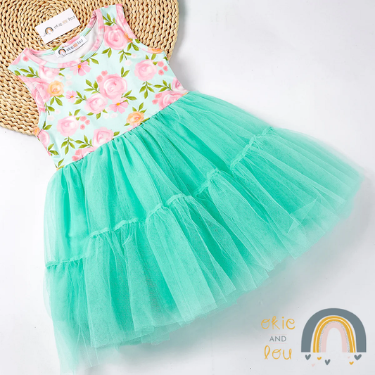 Okie and Lou Stay Wild Flower Child Tulle Dress