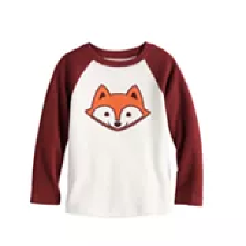 Toddler Boy Jumping Beans® Reverse Flatback Raglan Tee