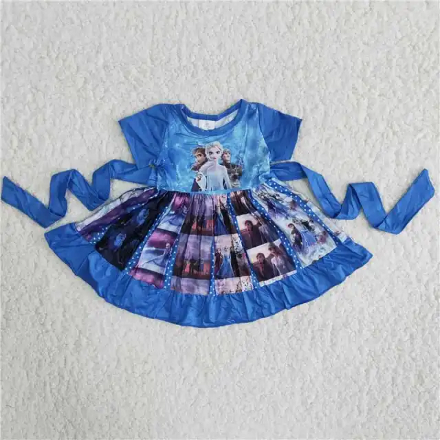 Blue Twirl Dress