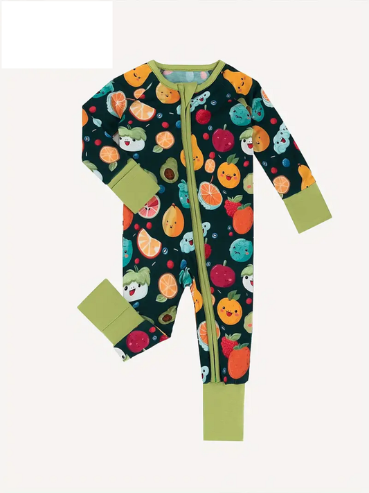 Baby Fruit Avocado Romper