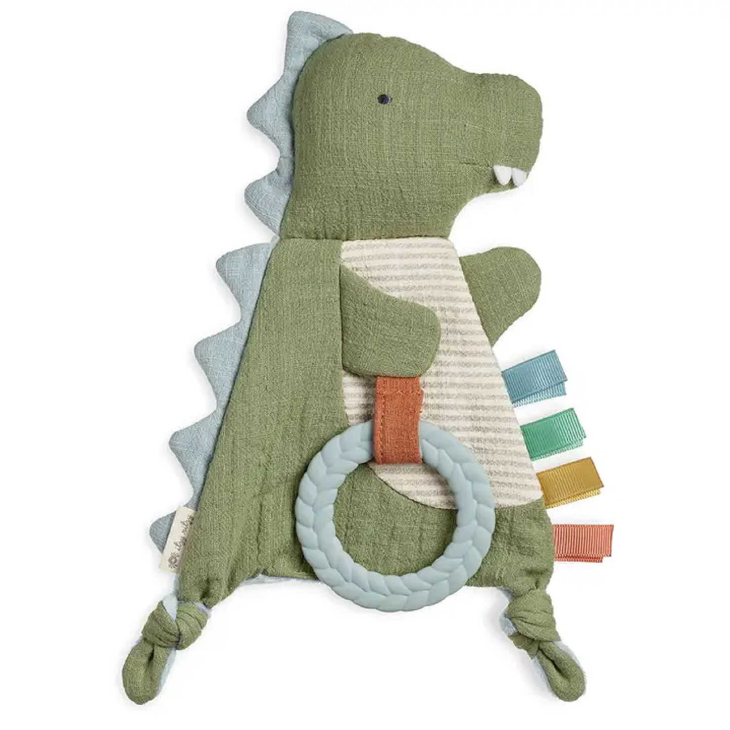 Bitzy Dino Crinkle™ Sensory Toy with Teether