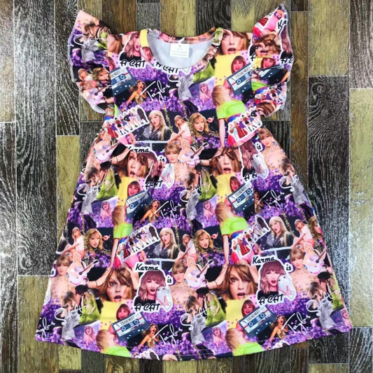 Famous Singer Collage Dress