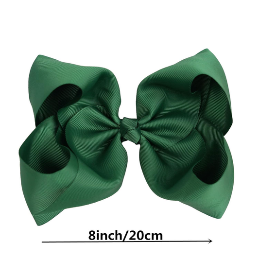 Green 8" Hair bow