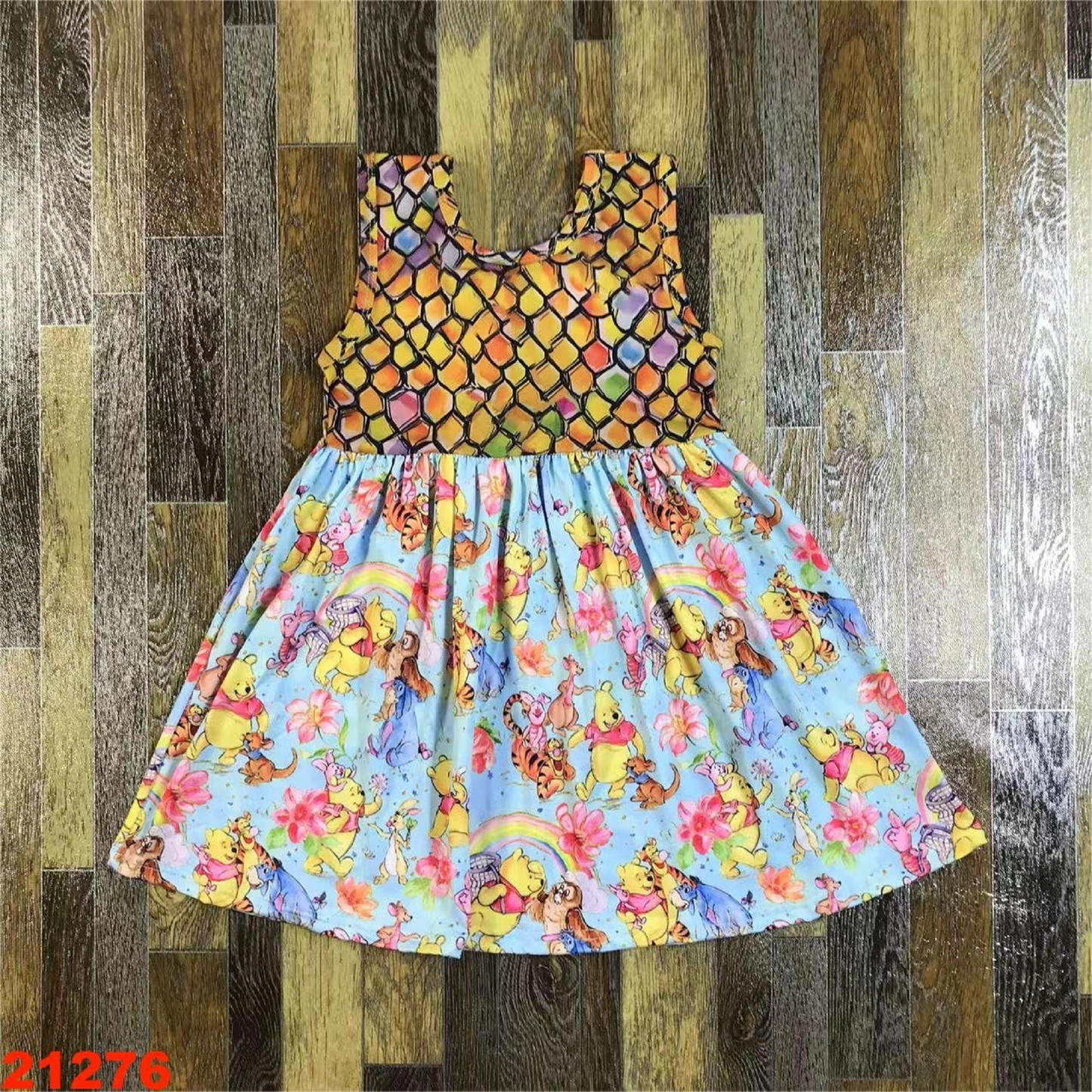 Honey Short Sleeve Bear Dress