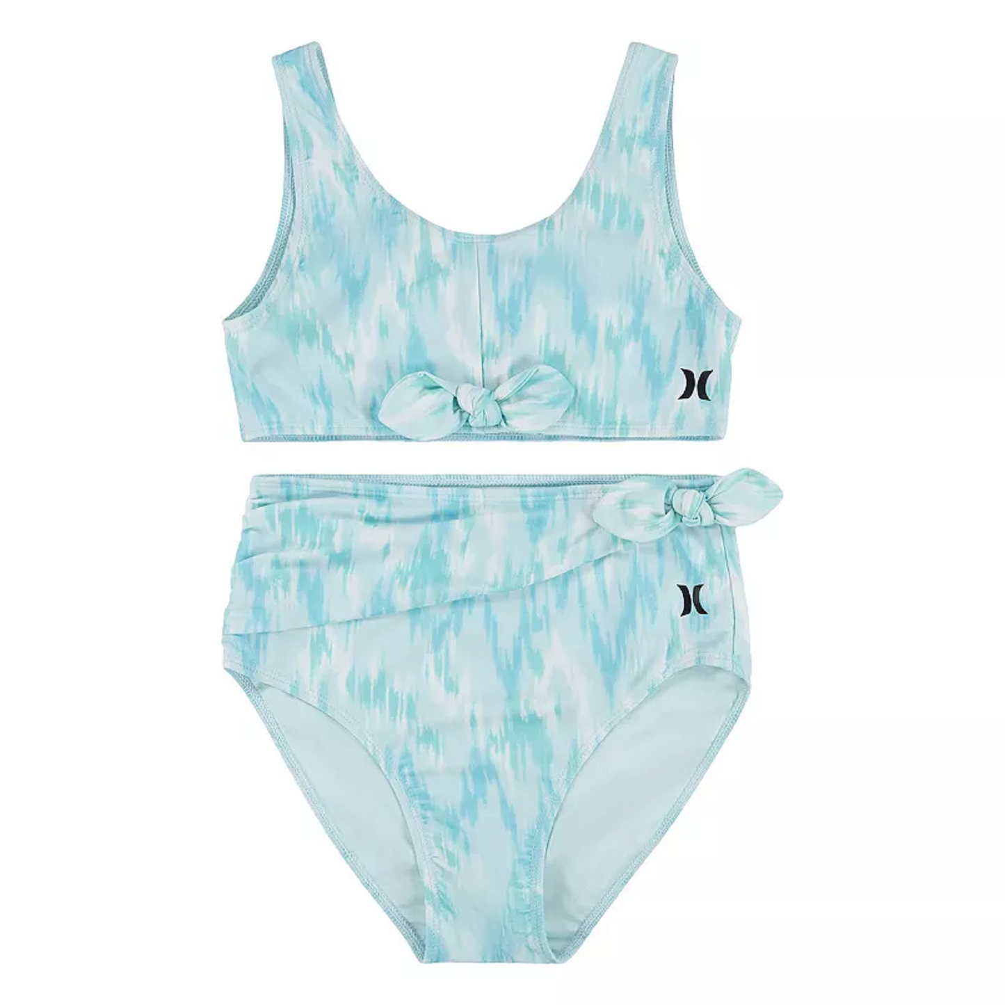 Hurley Wrap Bikini Top & Bottoms Swimsuit Set