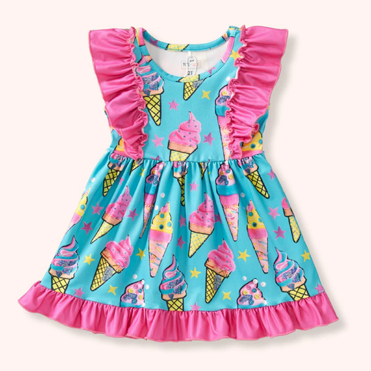 Pete + Lucy Ice Cream Dream Short Sleeve Dress