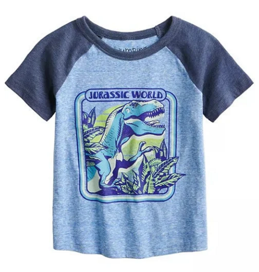 Toddler Boy Jumping Beans® Jurassic Park Raglan Graphic Tee