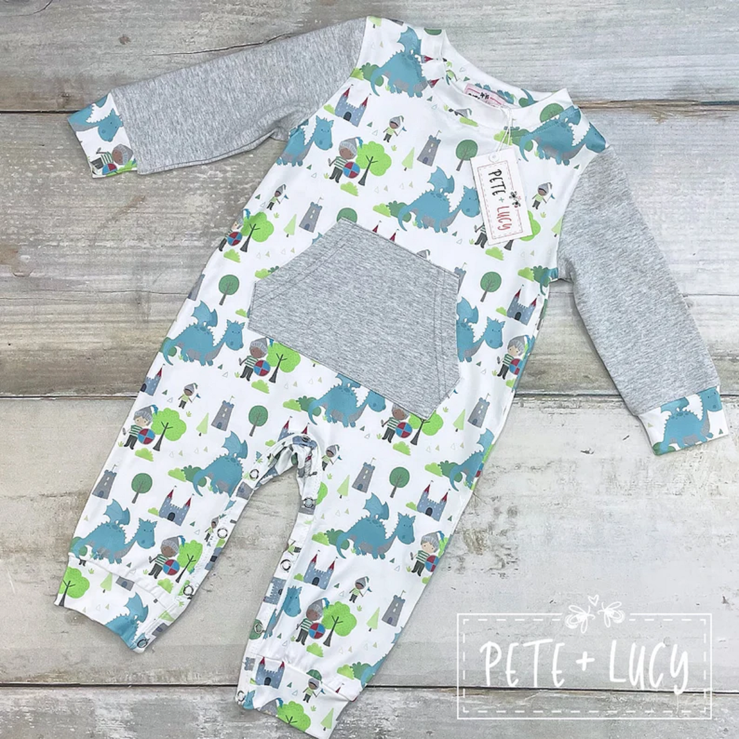 Pete + Lucy Brave Knights Romper