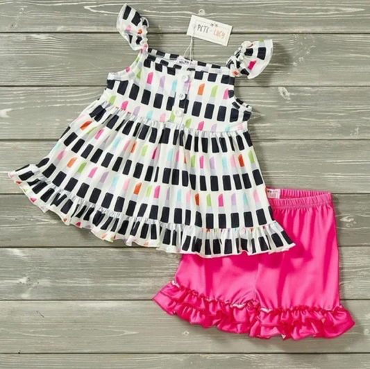 Pete + Lucy Little Lipstick Short Set