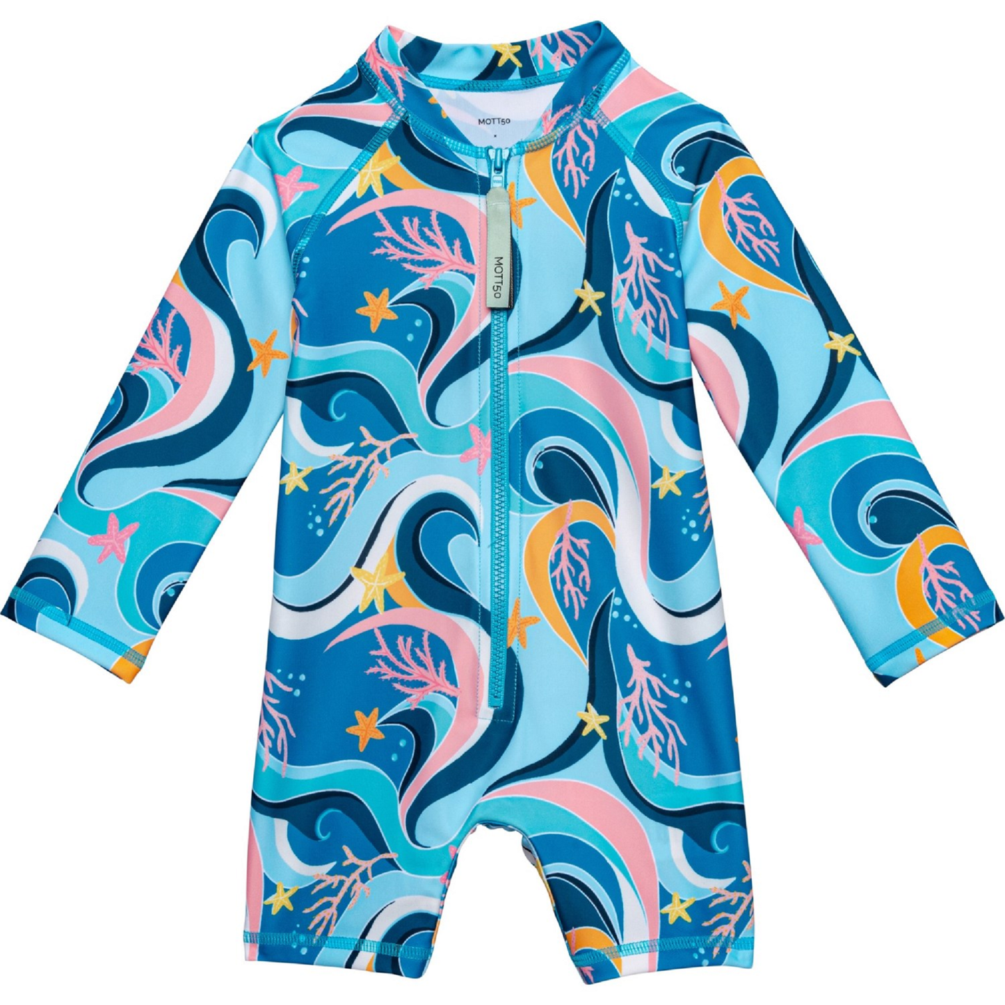 Mott 50 Infant Girls Mini Taylor Sunsuit - UPF 50+, Long Sleeve