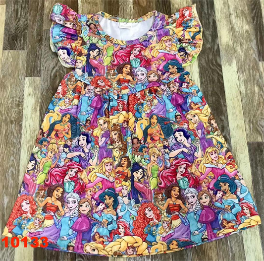 Lady Characters Fun Short Sleeve Dress