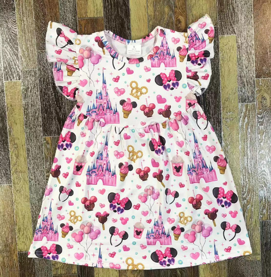 Girls Short Sleeve Treat Dress