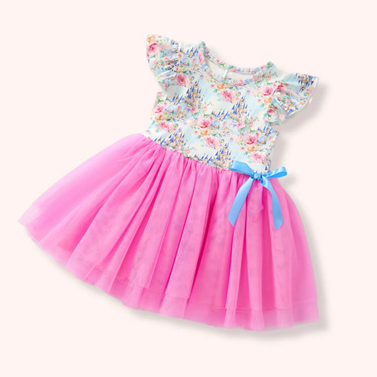 Pete + Lucy Once Upon a Time Tulle Short Sleeve Dress