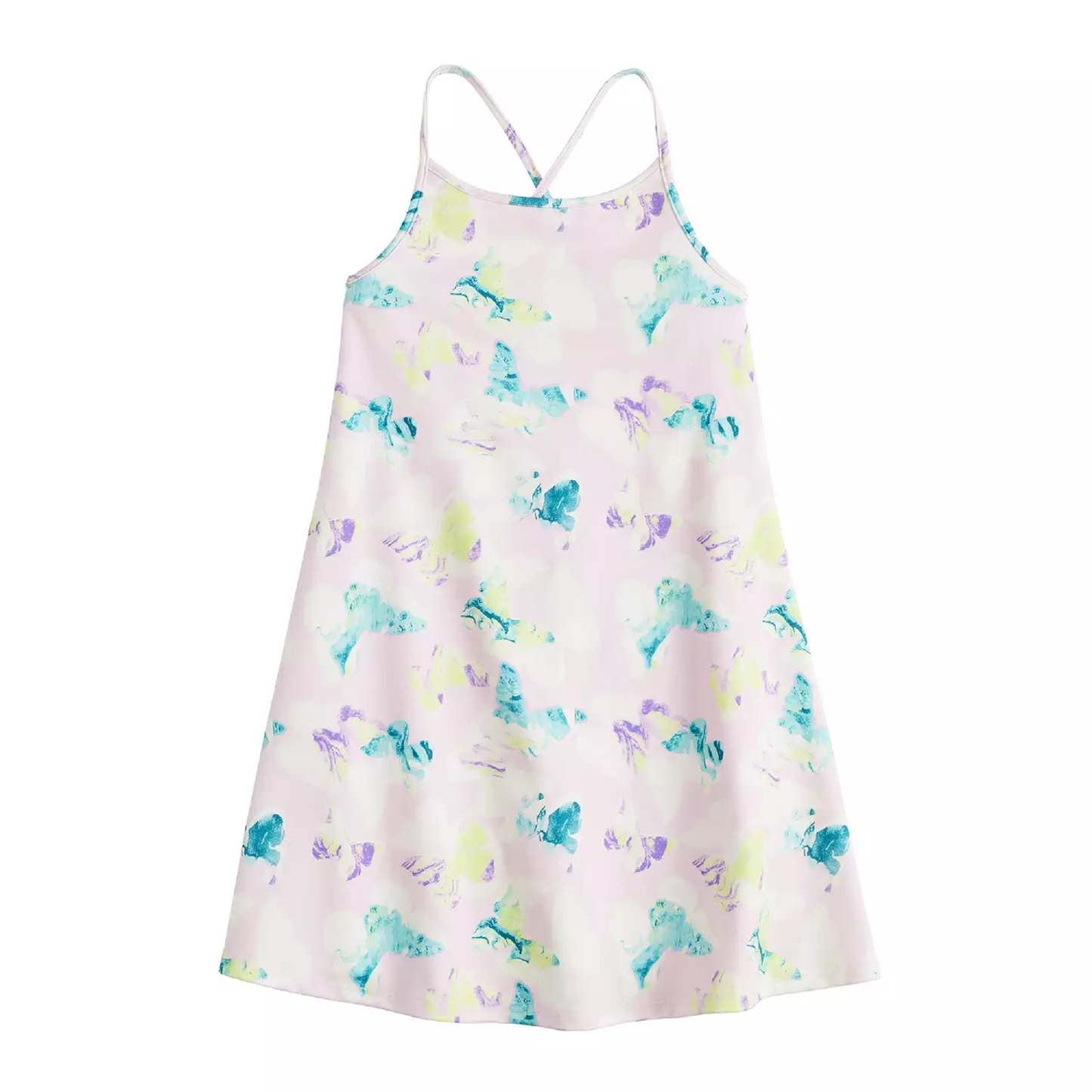 Girls Jumping Beans® Purple Butterfly Patterned Active Dress