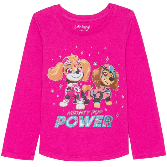 Baby & Toddler Girl Jumping Beans® PAW Patrol Mighty Pup Long Sleeve Graphic Tee