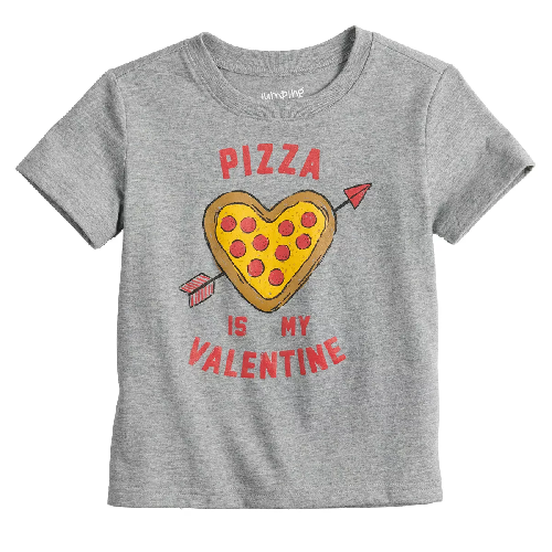 Toddler Boy Jumping Beans® "Pizza Is My Valentine" Graphic Tee