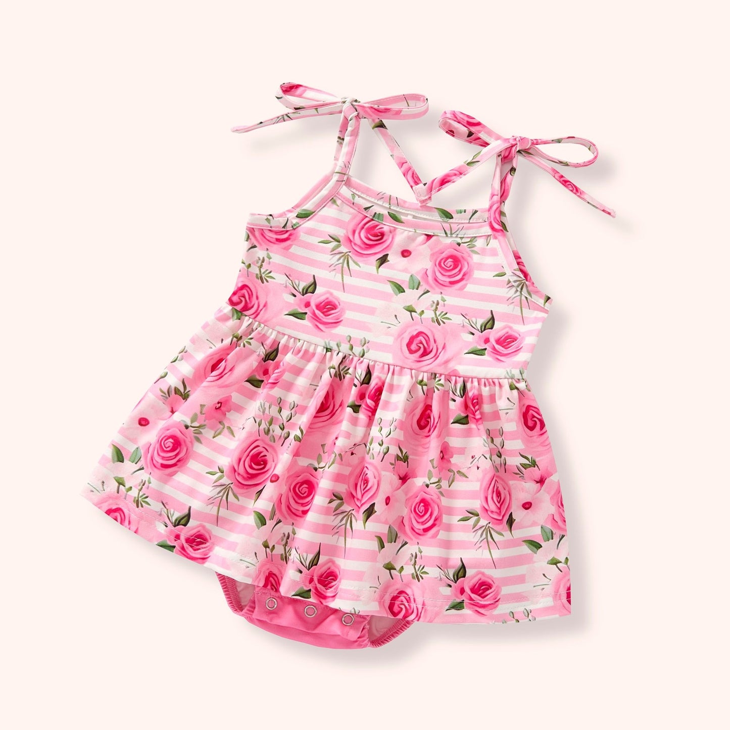 Pete + Lucy Pink Posies Romper