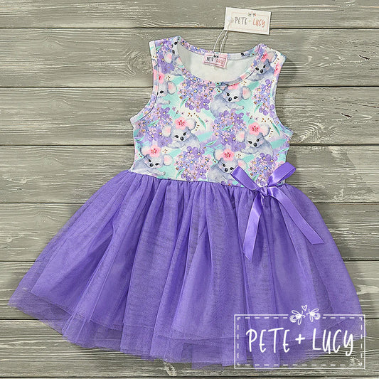 Pete + Lucy Blooming Koala Tulle Dress