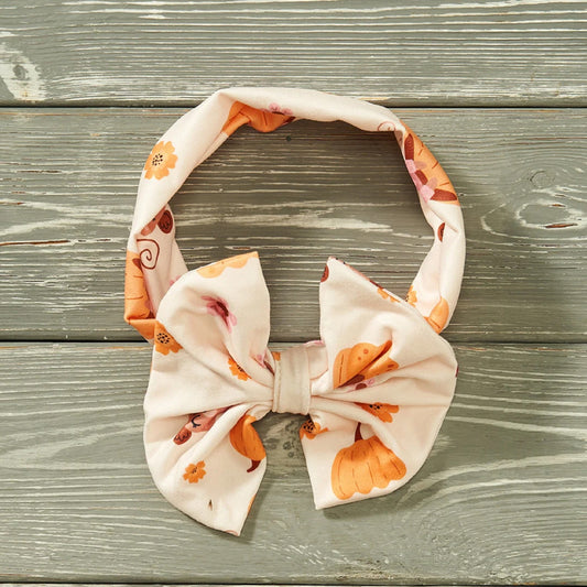 Pete & Lucy Pumpkin Patch Pals - Bow Headband