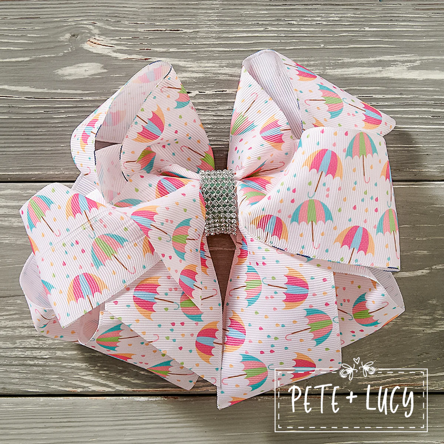 Pete + Lucy Rainbow Rain - Deluxe Bow