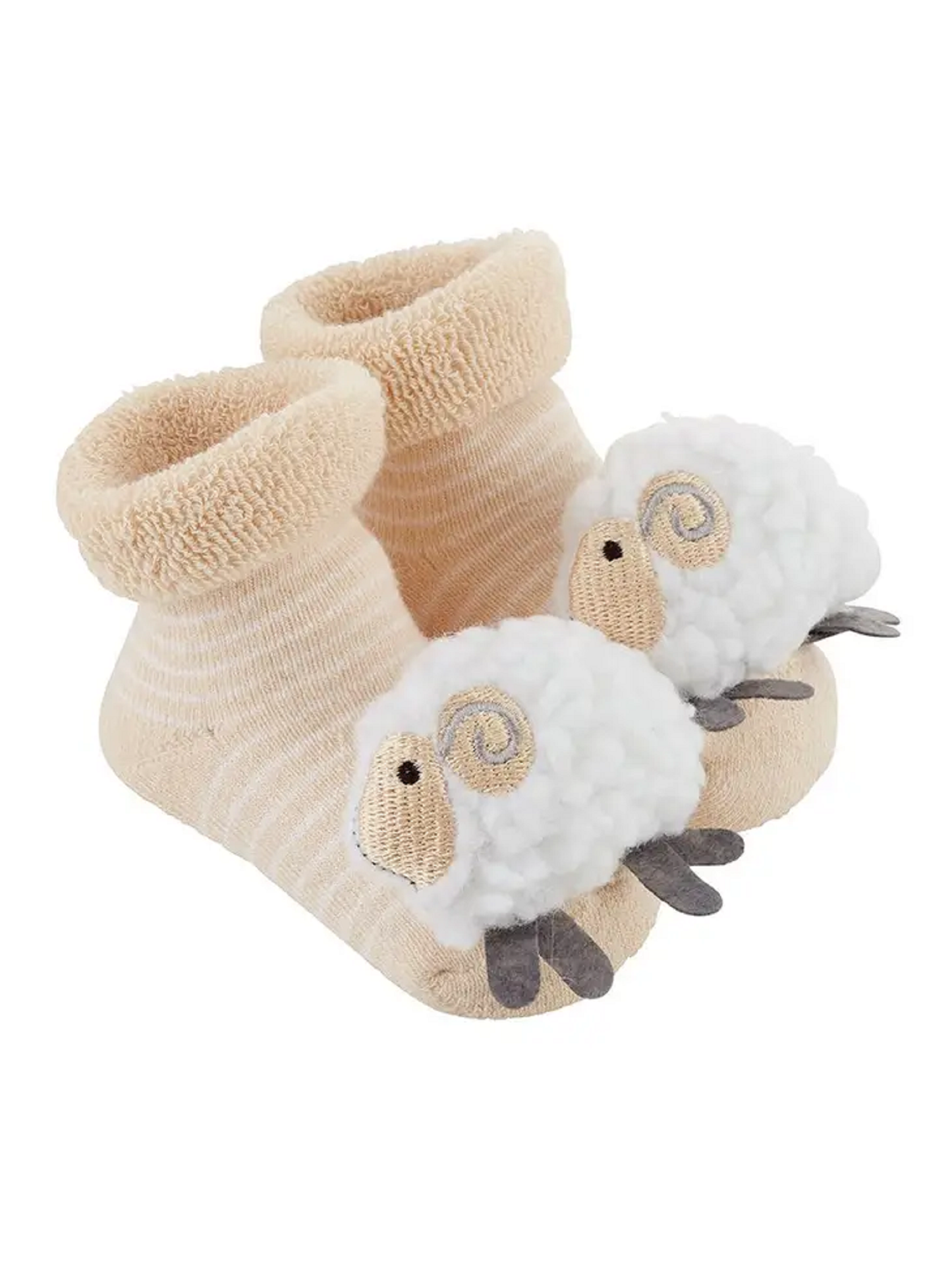 Lamb Rattle Socks 3-12 Months