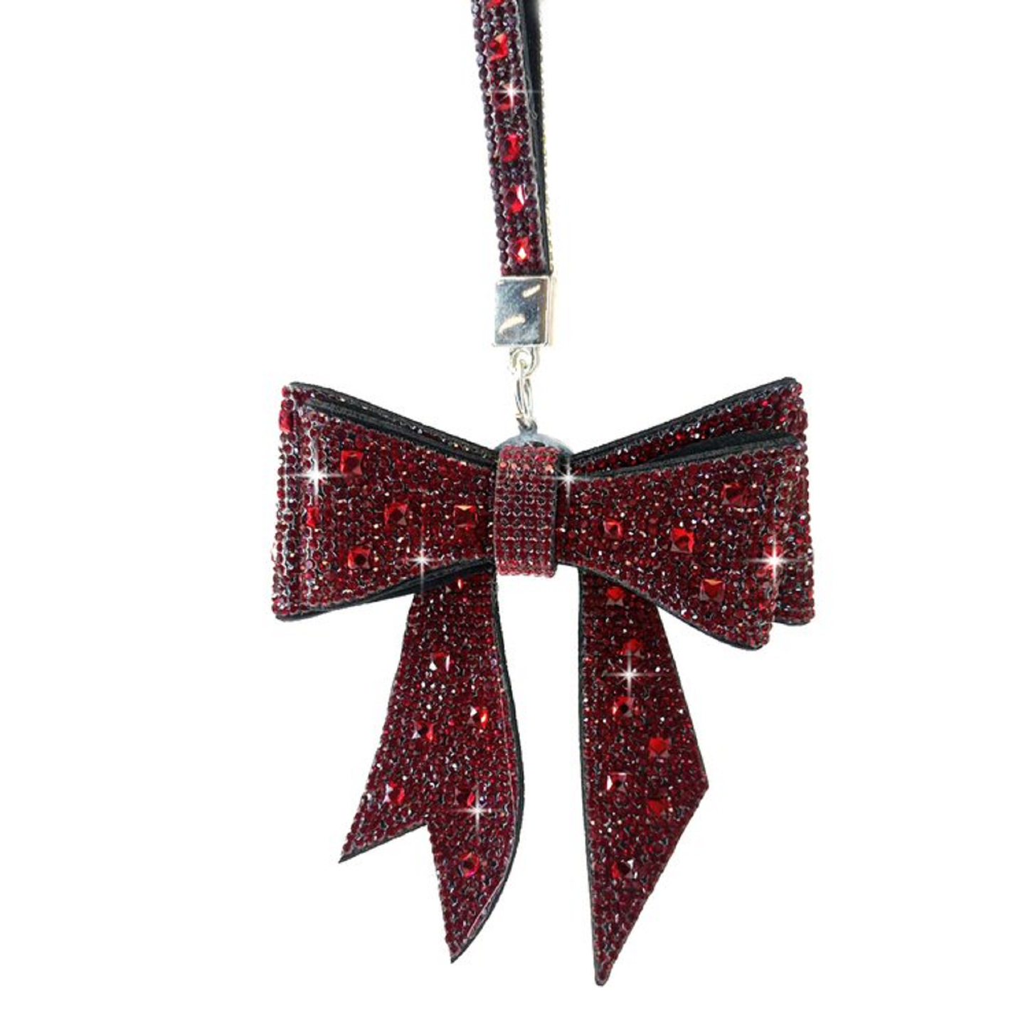 ROYAL ICE BOW PURSE CHARM RED PEPPER