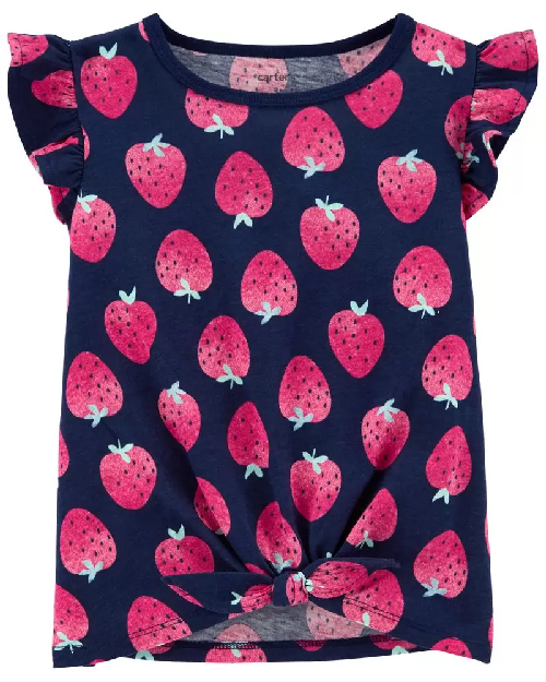 Carter's Strawberry Jersey Top Toddler