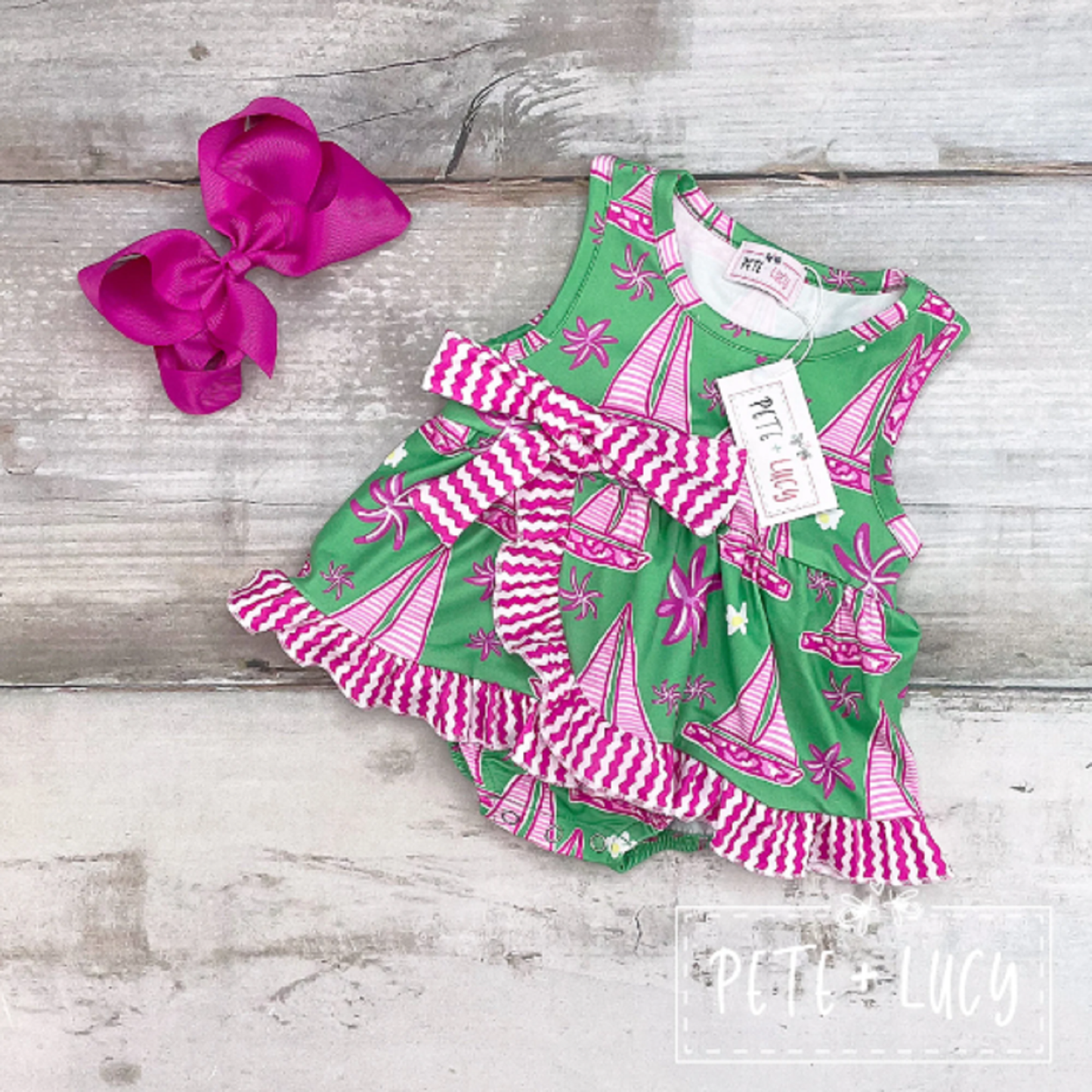 Pete + Lucy Summer Sailing Romper