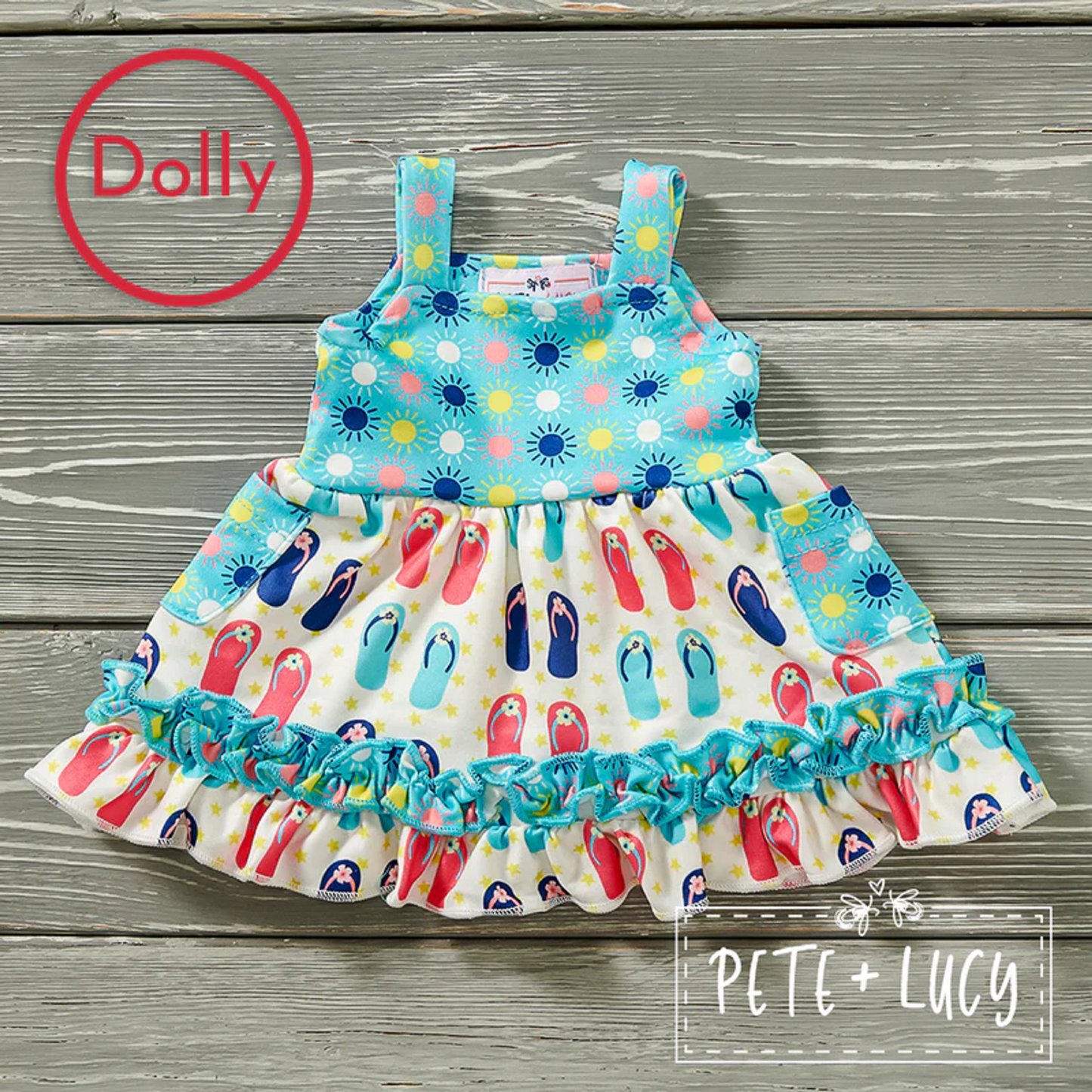 Pete + Lucy Sand Slippers DOLLYDress