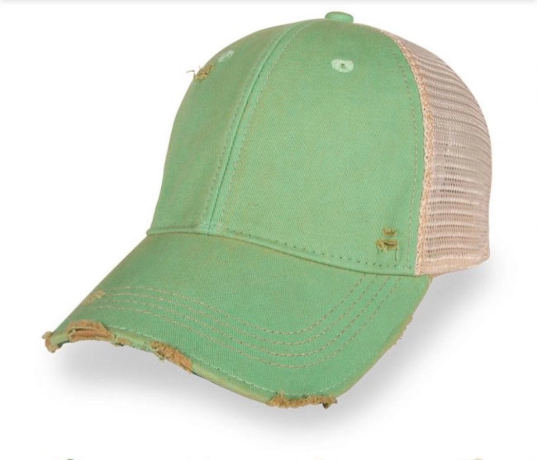 Seafoam Green "RUM" GIRL Hat