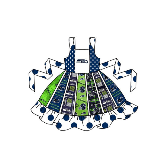 Seattle Seahawks Twirl Dress