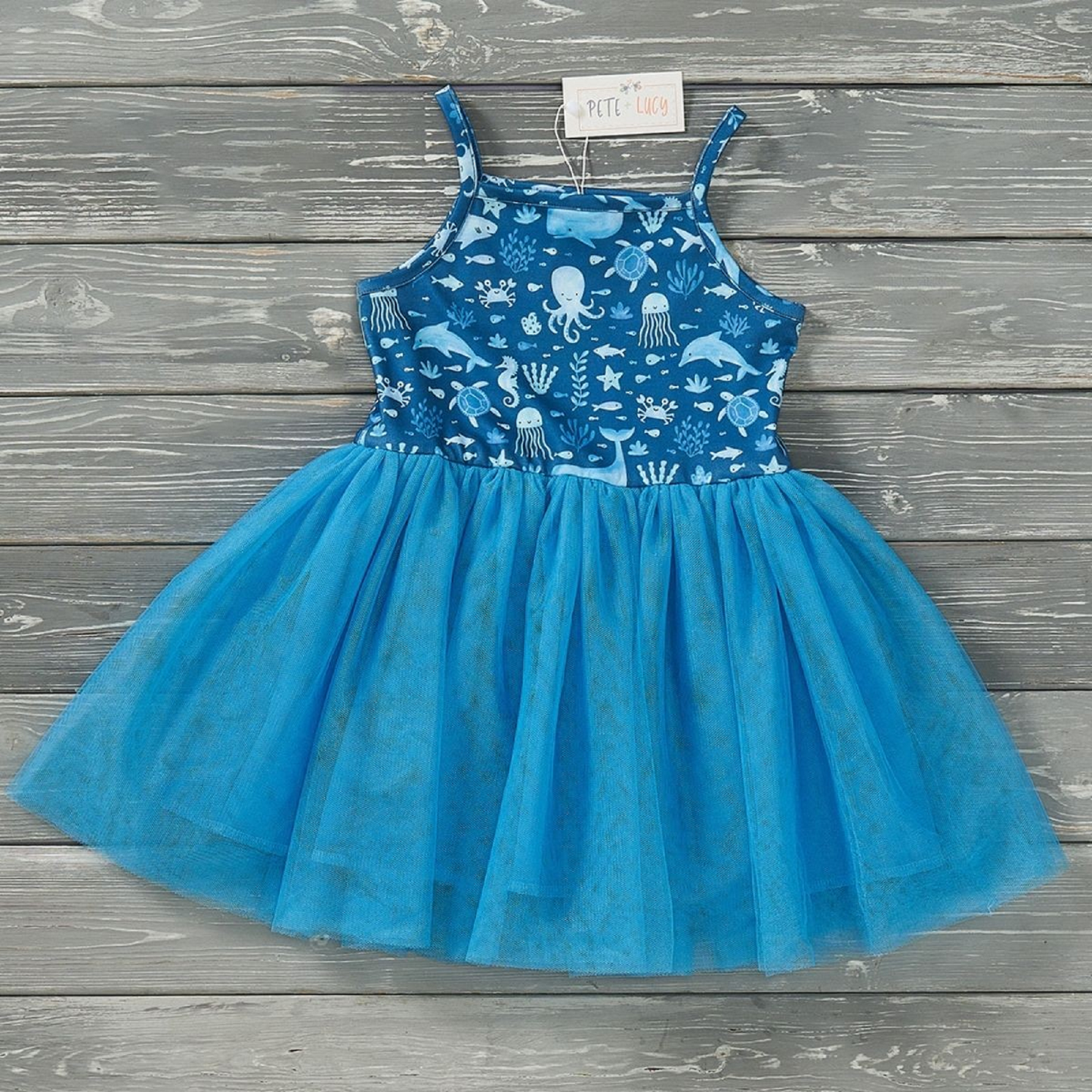 Pete + Lucy Under the Sea Tulle Dress