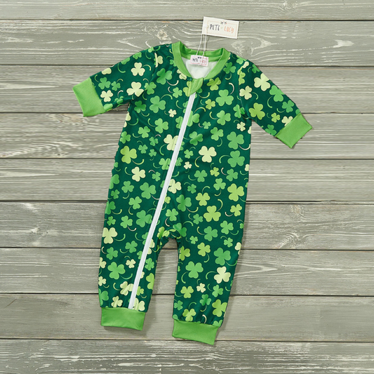 Pete + Lucy Shamrock Shenanigans Romper Unisex