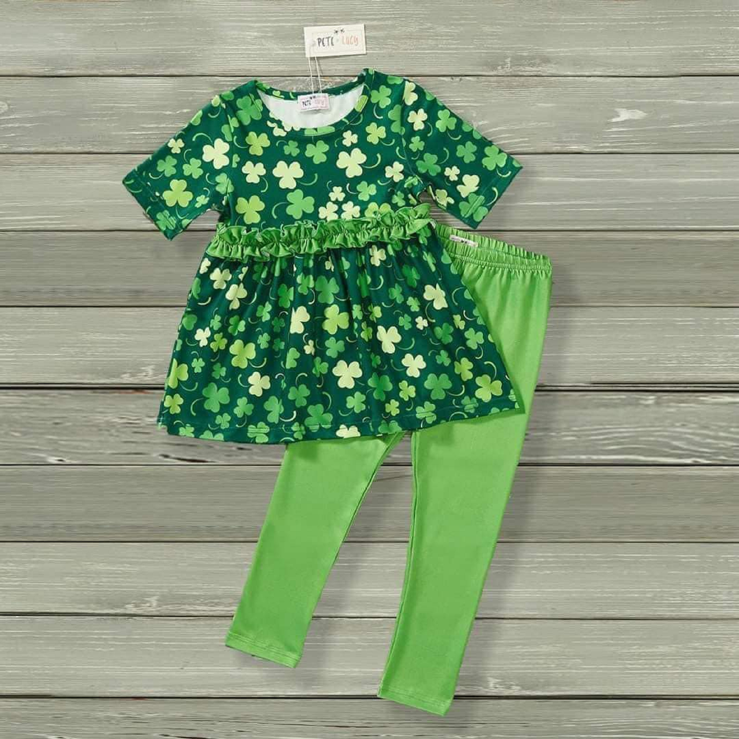 Pete + Lucy Shamrock Shenanigans Pant Set