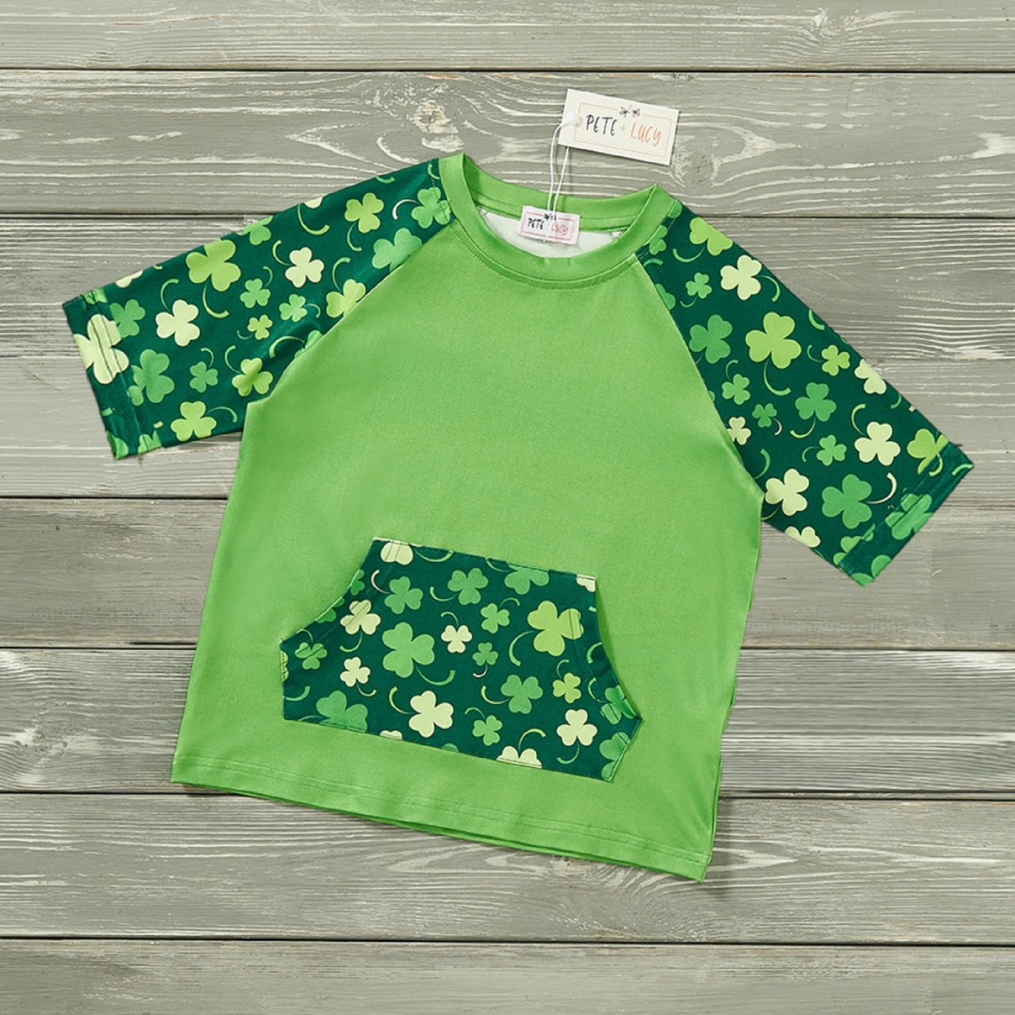 Pete + Lucy Shamrock Shenanigans Boys Top