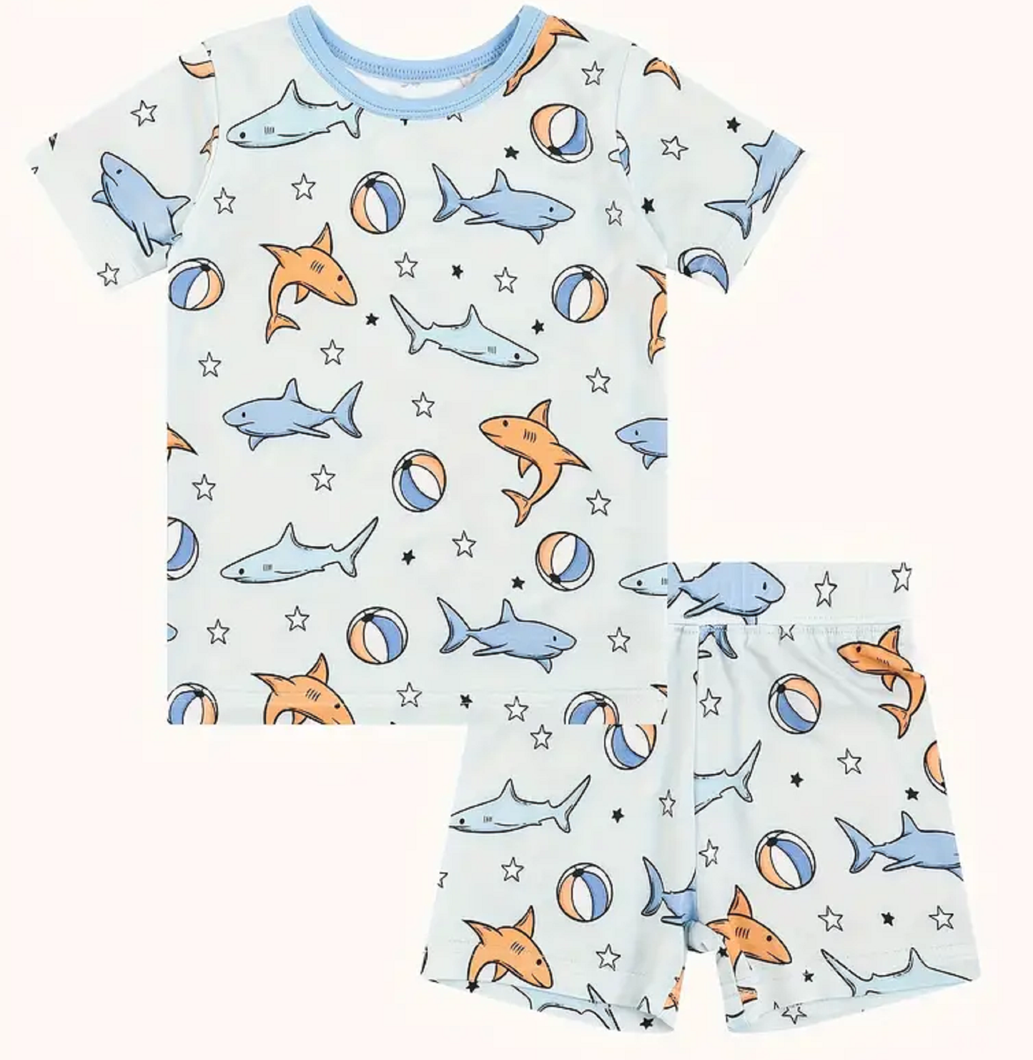 Shark Bamboo Short Set Loungewear