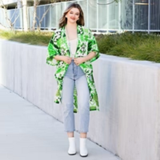 St Patrick's Day Shamrock Duster