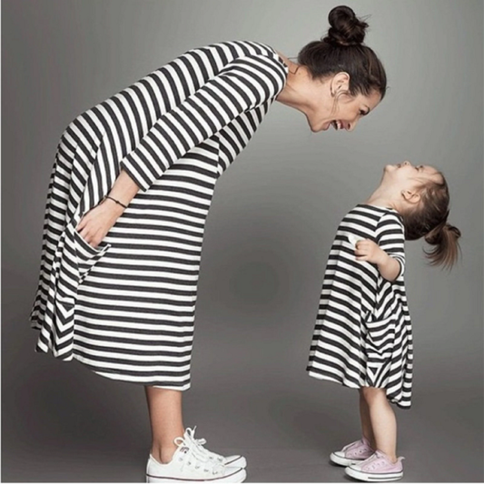 Girls Striped Dress