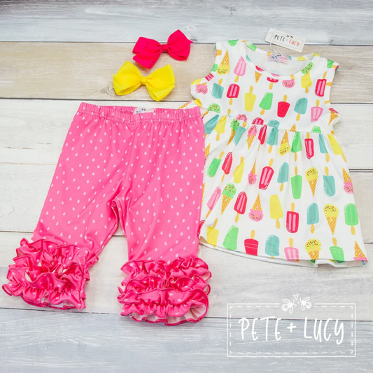 Pete + Lucy Sweet Treats Capri Set