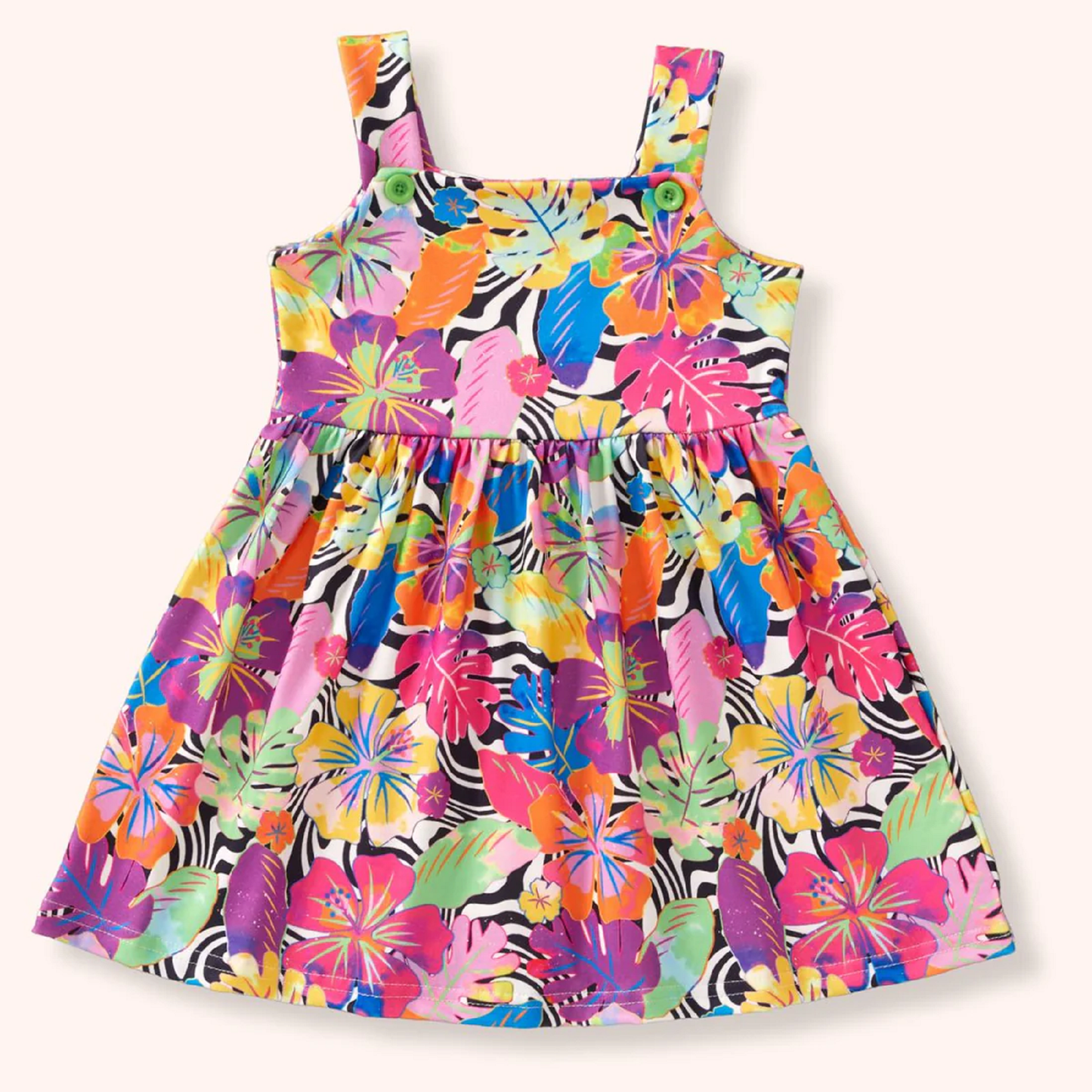 Pete + Lucy Tropical Hibiscus Dress