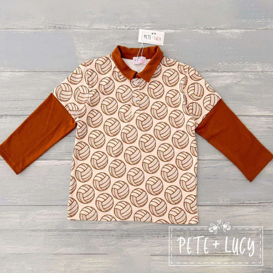 Pete + Lucy Volleyball Long Sleeve Shirt