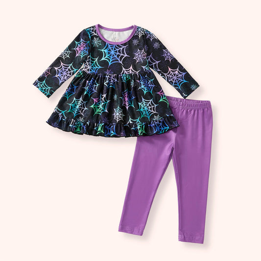 Pete + Lucy Web of Whimsy Long Sleeve Pant Set