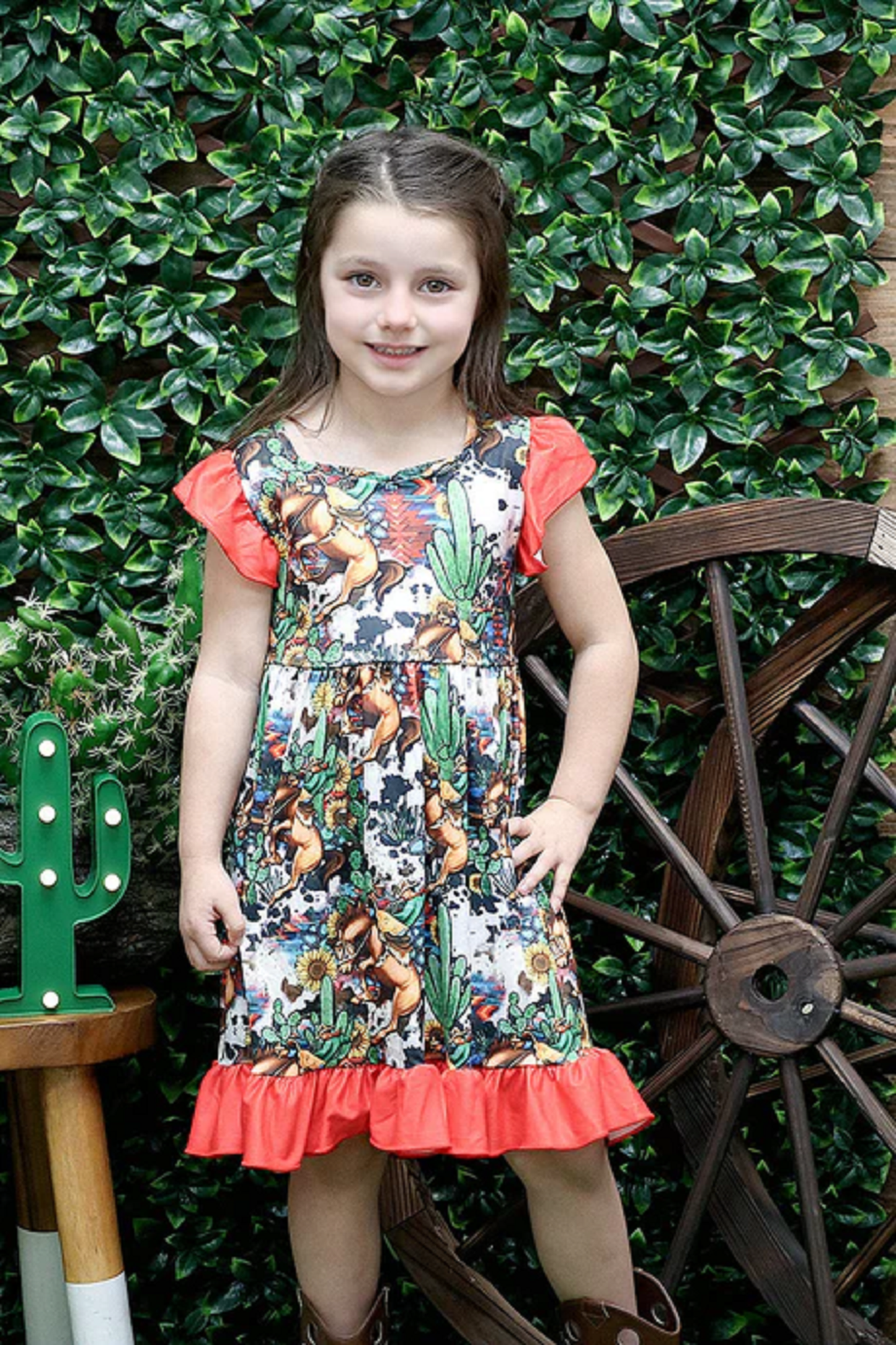 Western Printed Dress