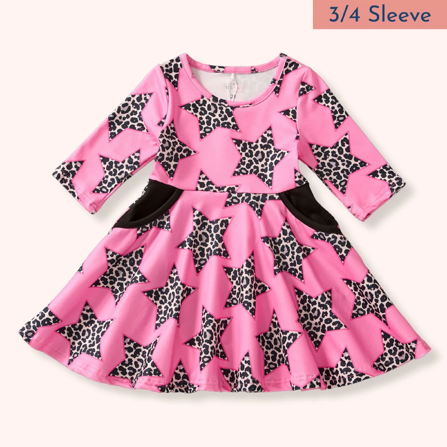 Pete + Lucy Wild Starlet 3/4 Sleeve Dress