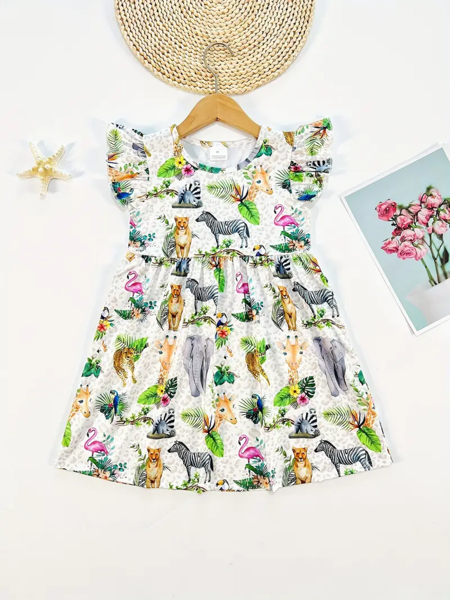 Zoo Animal Short Sleeve Dress