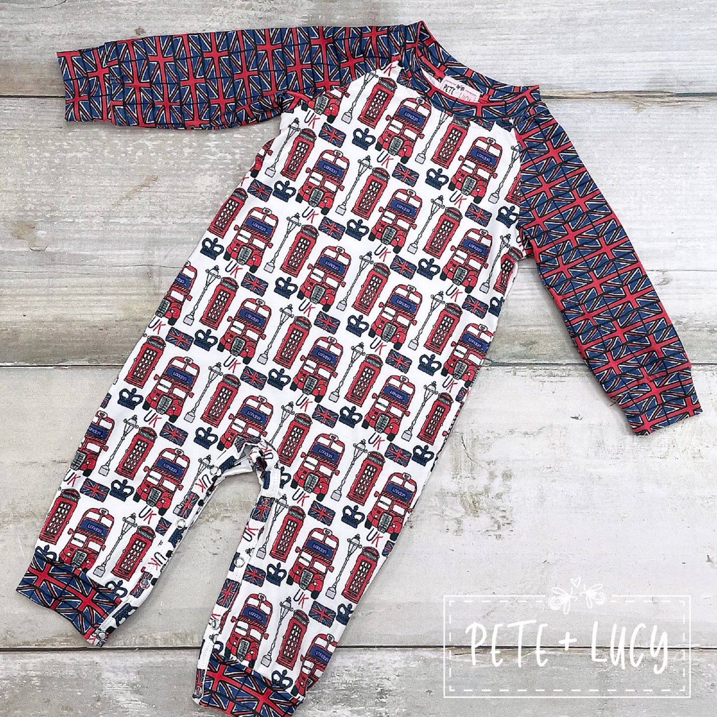 Pete + Lucy London Life Long Sleeve Romper