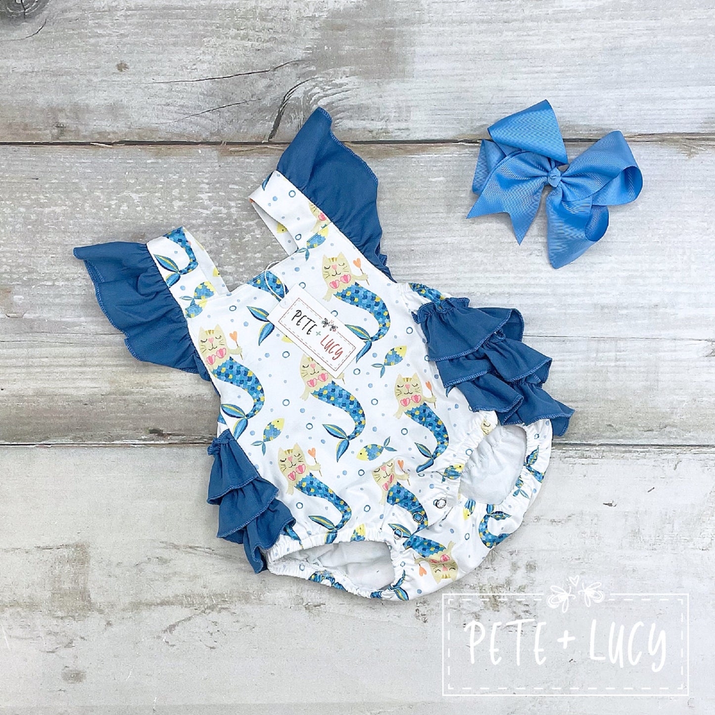 Pete + Lucy Mercat Romper