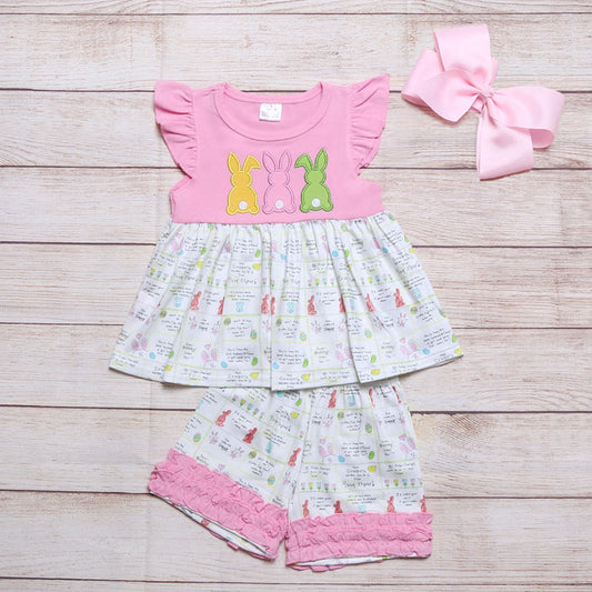 Girls Easter Short Set