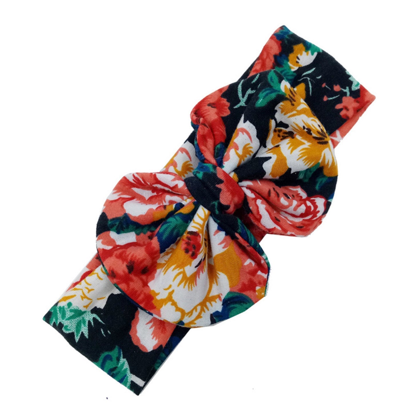 Girls Multicolored Floral Headband